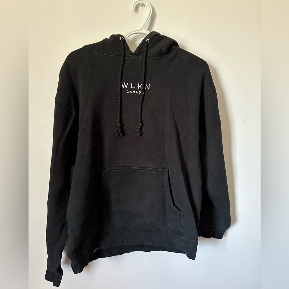 Wlkn black hoodie